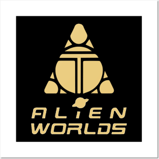 Alien Worlds Crypto Posters and Art